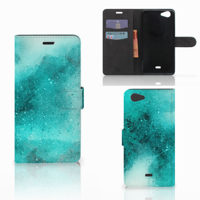 Hoesje Wiko Pulp Fab 4G Painting Blue