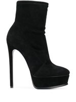 Casadei bottines à plateforme - Noir - thumbnail