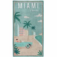 Seahorse Strandlaken Miami Mint (90x170 cm) - thumbnail