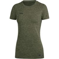 JAKO - T-Shirt Premium Basics, Dames, Kaki Gevlekt, 34