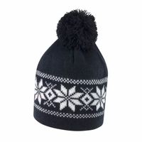 Nordic wintermuts zwart met wit   -