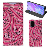 Samsung Galaxy S20 Plus Bookcase Swirl Pink