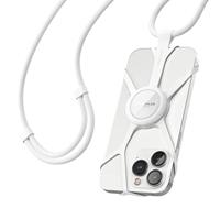 Vonmählen Infinity Plus telefoonketting + telefoonring, compatibel met alle smartphones, individueel verstelbare telefoonband om om te hangen met siliconen hoes, telefoonriem met vingerhouder