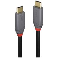 LINDY USB-kabel USB 3.2 Gen2x2 USB-C stekker, USB-C stekker 0.50 m Zwart, Grijs 36900 - thumbnail