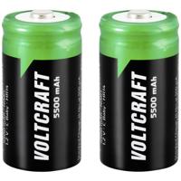 Oplaadbare C batterij (baby) VOLTCRAFT HR14 NiMH 1.2 V 5500 mAh 2 stuk(s) - thumbnail