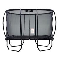 Senz Sports Trampoline 214 x 305/244 x 366 cm - Premium Model - J5000 Series - Trampoline met elastieken - GS - certificaat - inclusief veiligheidsnet - tuin trampoline - 150 kg (214 x 305 cm)