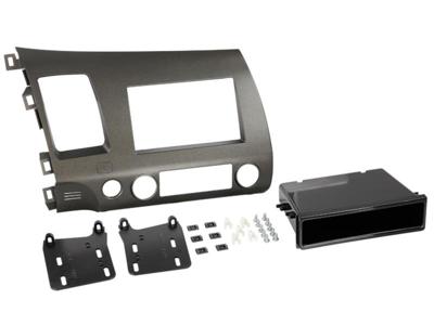 2-DIN Paneel Honda Civic Hybrid 2006-2010 Kleur: Antracite