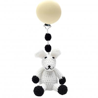 natureZOO kinderwagenhanger konijn 20 cm wit natureZOO kinderwagenhanger konijn 20 cm wit