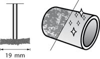 Dremel 26150428JA Staalborstel Schacht-Ø 3.2 mm 2 stuk(s) - thumbnail