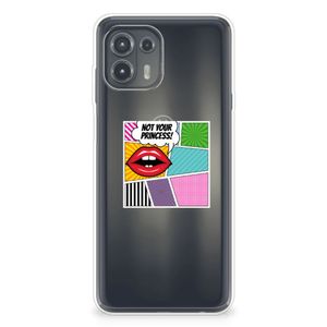 Motorola Edge 20 Lite Silicone Back Cover Popart Princess