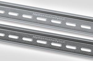 HellermannTyton DELTA-6/BV DIN-rail Geperforeerd Plaatstaal 2000 mm 1 stuk(s)