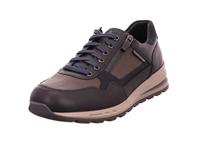 Mephisto - Sluiting sneaker Bradley zwart leer - hakhoogte ritssluiting en veters - 1,5 cm, zwart, 46 EU