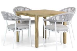 Santika Vivian/Weston 90 cm dining tuinset 5-delig