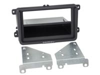 2-DIN Paneel Padbay Rubber Touch incl. iPad Mini bracket Seat - Skoda - Volkswagen Kleur: Zwart