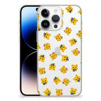 TPU bumper voor iPhone 14 Pro Max Katten Emojis