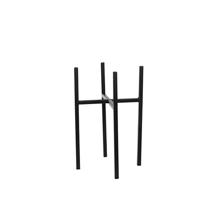 Mica decorations Ascot plantenstandaard, metaal, zwart, L B: 20,5 cm H: 35 cm