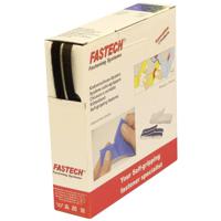 FASTECH® B10-SKL999910 Klittenband Om vast te plakken Hotmelt Haak- en lusdeel (l x b) 10 m x 10 mm Zwart 10 m - thumbnail