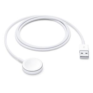 Apple Watch Magnetic Charging Cable Magnetische laadkabel Wit Watch (1e generatie), Watch SE, Watch Series 1, Watch Series 2, Watch Series 3, Watch Series 4,