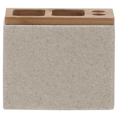 Tandenborstelhouder Sealskin Grace Polyresin Zand 12x6x10cm