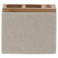 Tandenborstelhouder Sealskin Grace Polyresin Zand 12x6x10cm