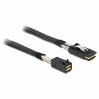 DeLock Kabel Mini SAS HD SFF 8643 x4 stekker > Mini SAS 36 Pin SFF 8087 stekker 1 m