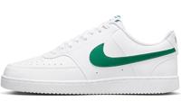 Nike Court Vision Lo Nn Low Top schoenen voor heren, wit/malachiet-wit, 47,5 EU, Wit Malachiet Wit, 47.5 EU