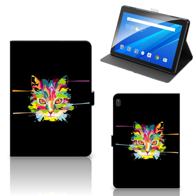 Lenovo Tab E10 Hippe Tablet Hoes Cat Color Lenovo Tab E10 Hippe Tablet Hoes Cat Color
