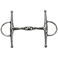 Kneveltrens Dubbelgebroken Rvs 14mm, 13,5 cm