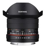 Samyang 12mm F2.8 lens voor aansluiting, Fuji X, zwart