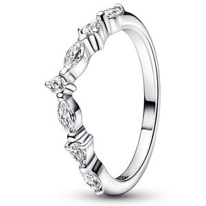 Pandora 192390C01 Ring Wish Sparkling Alternating zilver-zirconia wit