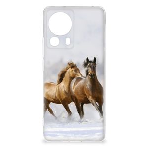 Xiaomi 13 Lite TPU Hoesje Paarden