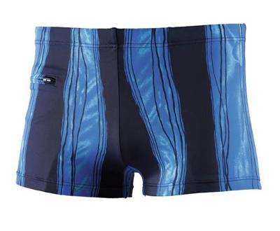 Beco zwemboxer heren polyamide blauw / zwart Beco zwemboxer heren polyamide blauw / zwart