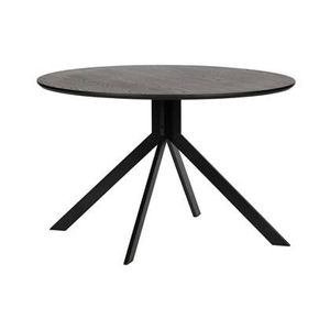 WOOOD Exclusive Bruno Eettafel - Ø 120 cm - Zwart