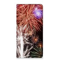 Samsung Galaxy A15 Hippe Standcase Vuurwerk