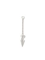 MARIA TASH boucle d'oreille pendante Spike en or blanc 18ct à perles - Argent