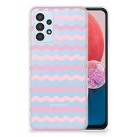 Samsung Galaxy A13 4G TPU bumper Waves Roze - thumbnail