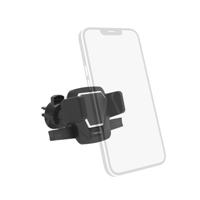 Hama Easy Snap telefoonhouder voor de auto, voor smartphones met een breedte van 5,5 tot 8,5 cm, bevestiging met clip, ventilatierooster, 360 graden draaibaar, zwart