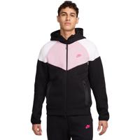 Nike Tech Fleece Full-Zip Hoody - Opruiming - Kleding - Black/White/Pink - maat S