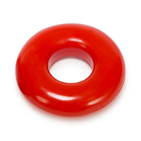 Oxballs Do-Nut-2 - Jelly Cockring with Flat Inner Chamber - Red