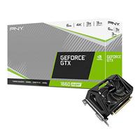 PNY GeForce GTX 1660 Super 6GB SINGLE Fan Graphic Card,Black,VCG16606SSFPPB