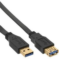 InLine 34650F USB-kabel 0,5 m USB 2.0 USB A Zwart - thumbnail