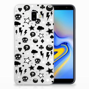 Silicone Back Case Samsung Galaxy J6 Plus (2018) Silver Punk