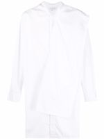 Yohji Yamamoto chemise boutonnée à manches longues - Blanc - thumbnail