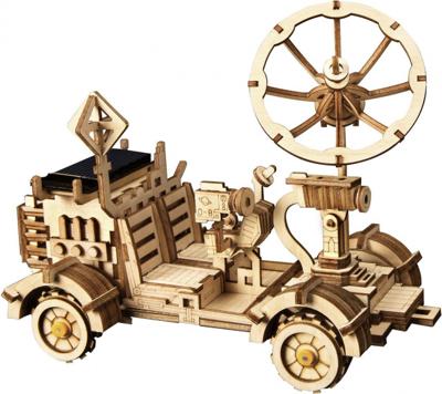 Robotime modelbouwset maanbuggy met zonnecel 18 cm hout Robotime modelbouwset maanbuggy met zonnecel 18 cm hout
