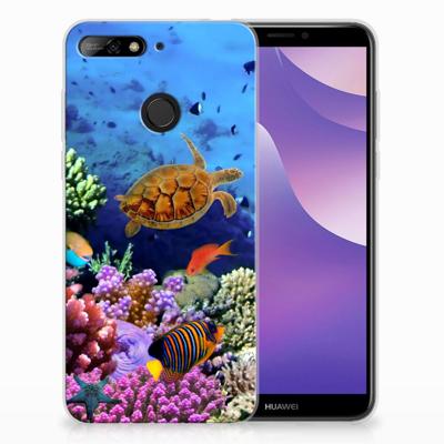 Huawei Y6 (2018) TPU Hoesje Vissen