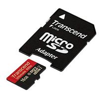 Transcend Ultimate microSDHC 16GB Class 10 UHS-I (lezen: 90MB/s, schrijven: 45MB/s)