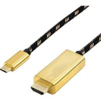 ROLINE 11.04.5844 USB grafische adapter 3840 x 2160 Pixels Zwart, Goud - thumbnail