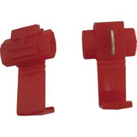 TRU COMPONENTS Snelklemverbinder Flexibel: 0.5-0.75 mm² Massief: 0.5-0.75 mm² Aantal polen: 2 Rood 5 stuk(s) - thumbnail