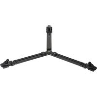 Manfrotto 165MV Base a Stella per Treppiede Video con Doppio Puntale, in Alluminio, Nero