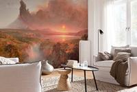 Komar Vlies fotobehang - The Andes - afmeting 400 x 250 cm, baanbreedte 50 cm - behang, vulkaan, schapenkamer, woonkamer